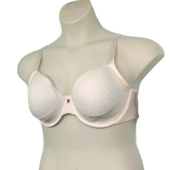 Calvin Klein Women Seductive Comfort Soft Cup Bra Pink Mesh Animal Print 42C NEW - Picture 6 of 10